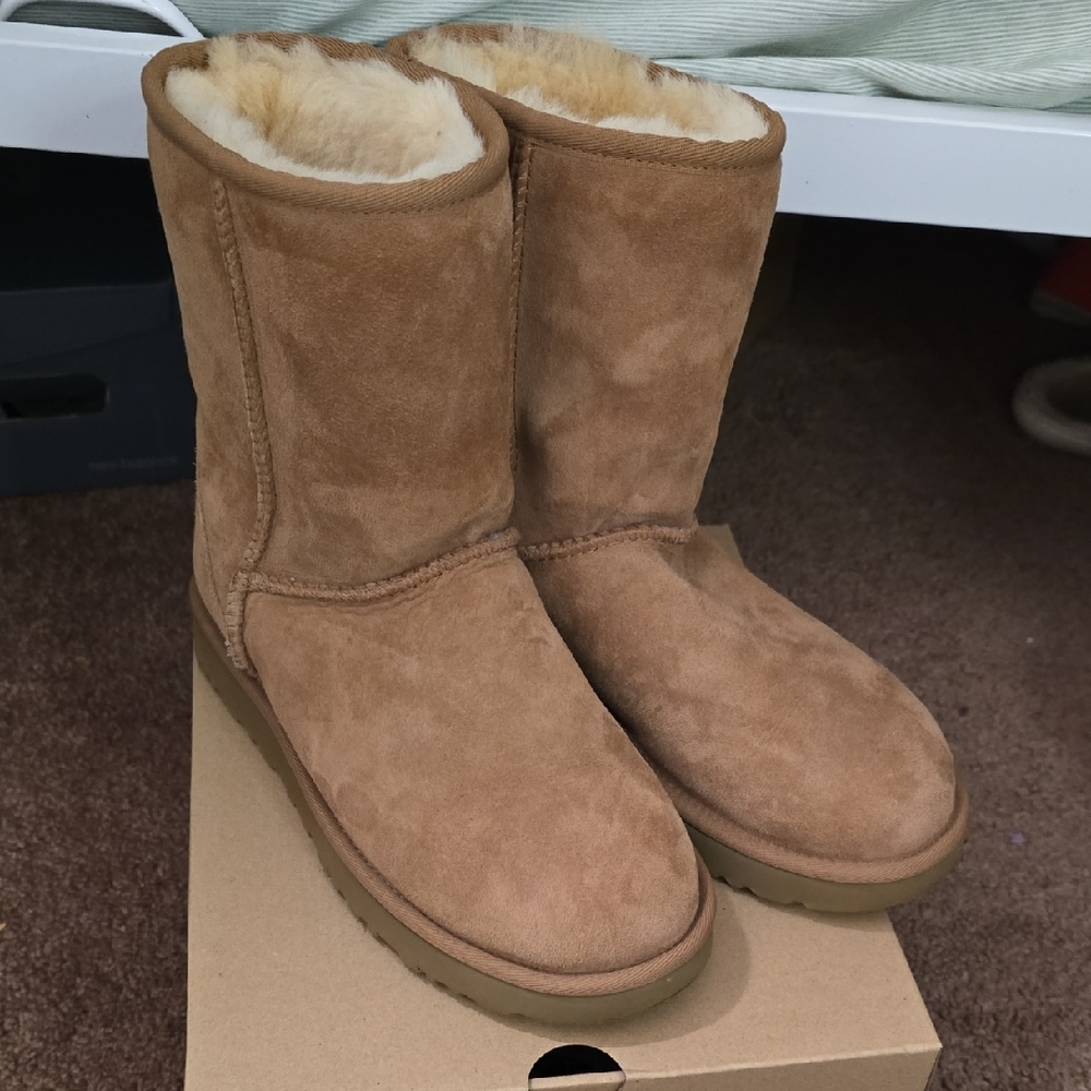 UGG Classic Brown Shearling Boots
